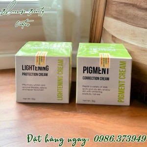 BỘ KEM NÁM LIGHTENING PROTECTION CREAM - PIGMENT CORRECTION CREAM DIMANLAIER HỒNG KÔNG