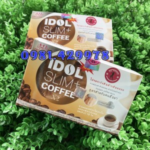 CAFE GIẢM CÂN IDOL SLIM+ COFFEE X2 THÁI LAN (BAO BÌ MỚI)